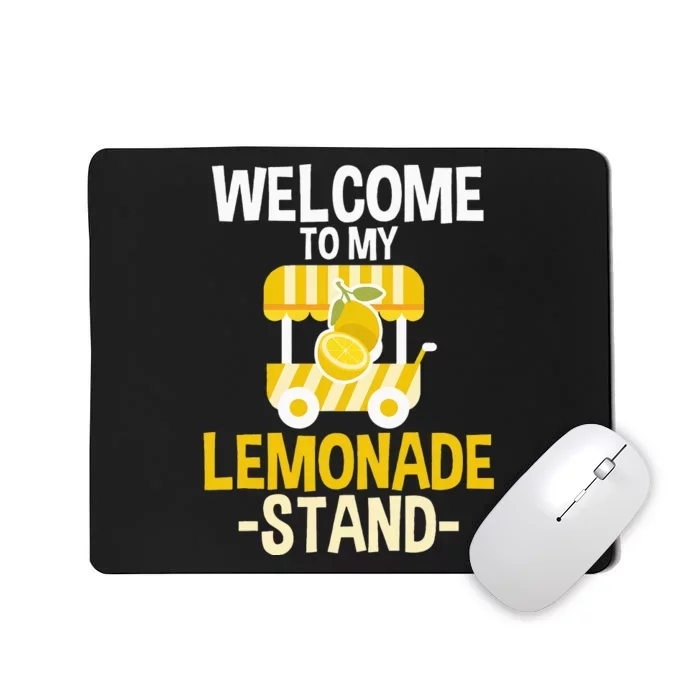 Lemonade Stand Lemon Citrus Beverage Juice Summer Drink Mousepad