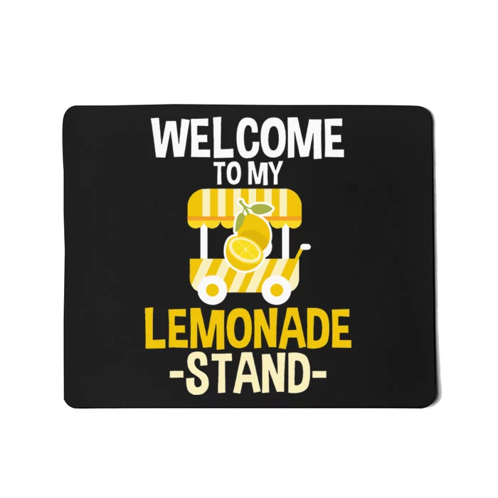 Lemonade Stand Lemon Citrus Beverage Juice Summer Drink Mousepad