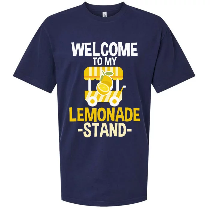 Lemonade Stand Lemon Citrus Beverage Juice Summer Drink Sueded Cloud Jersey T-Shirt