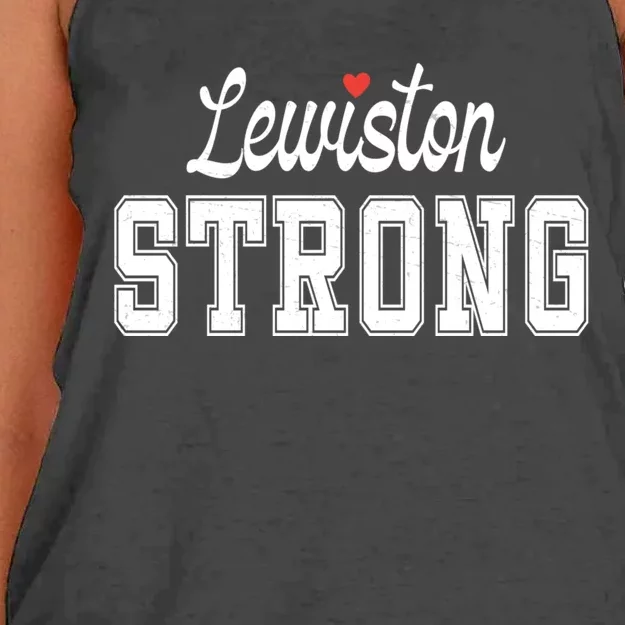 Lewiston Strong Women's Knotted Racerback Tank