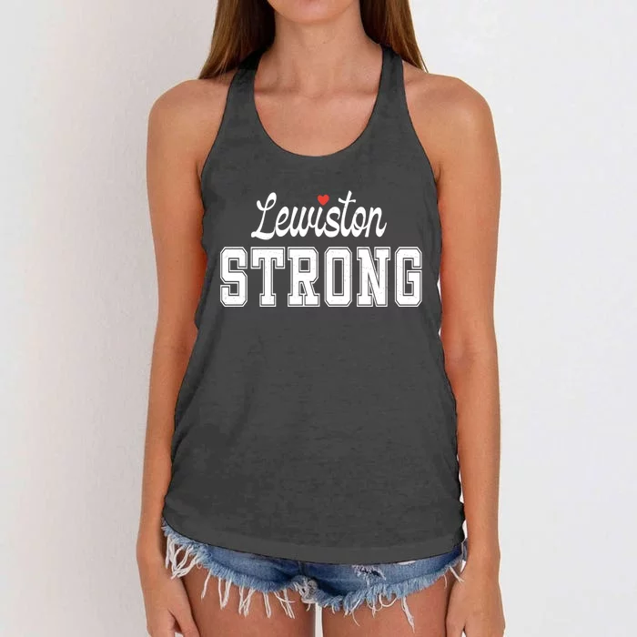 Lewiston Strong Women's Knotted Racerback Tank