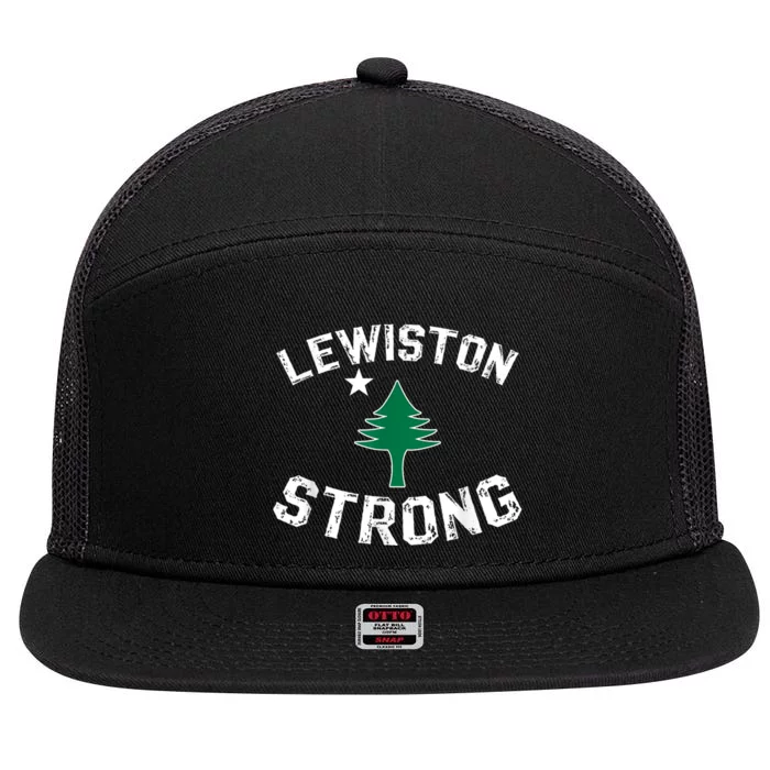 Lewiston Strong 7 Panel Mesh Trucker Snapback Hat