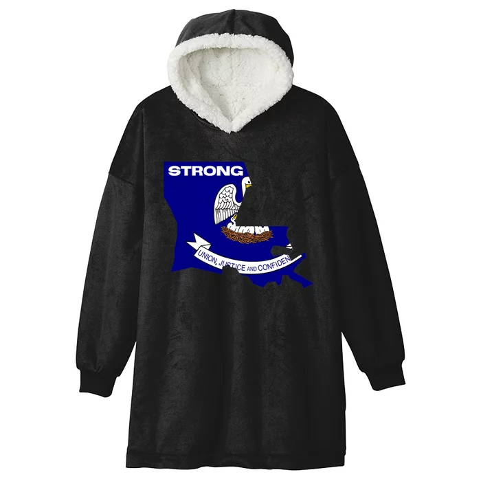 Louisiana Strong Hooded Wearable Blanket