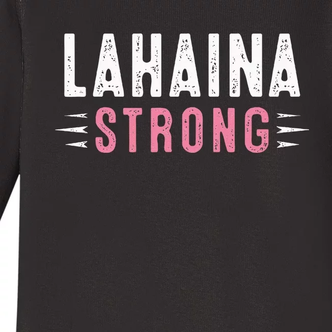 Lahaina Strong Baby Long Sleeve Bodysuit