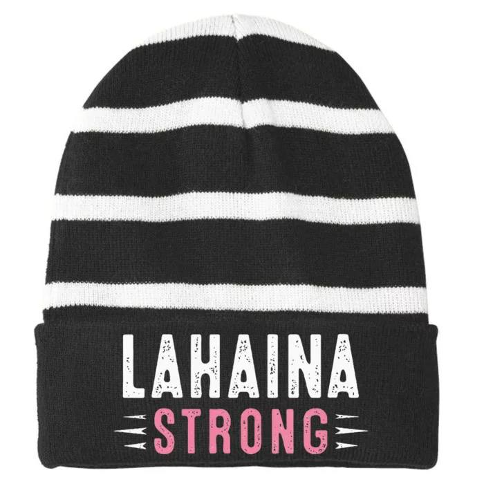 Lahaina Strong Striped Beanie with Solid Band