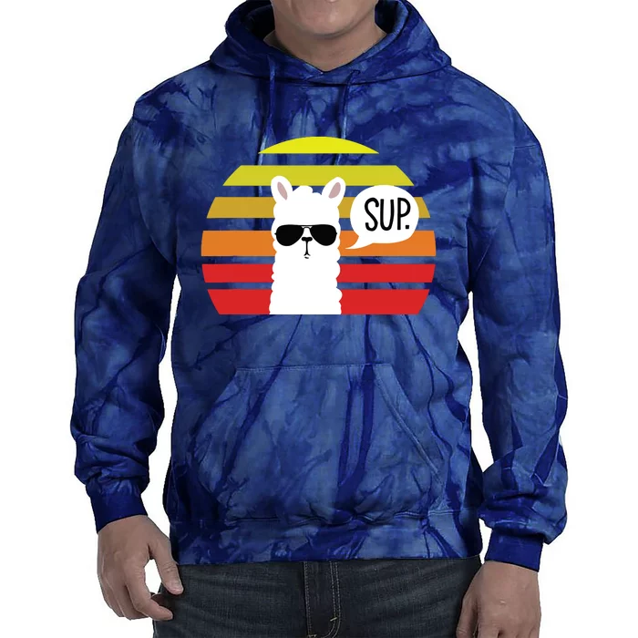 Llama SUP Tie Dye Hoodie