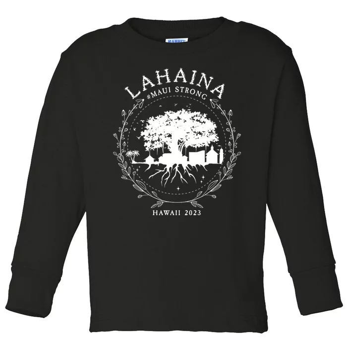 Lahaina Strong Toddler Long Sleeve Shirt