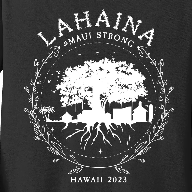 Lahaina Strong Kids Long Sleeve Shirt