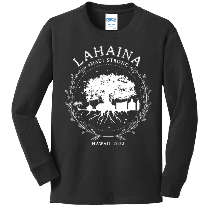 Lahaina Strong Kids Long Sleeve Shirt