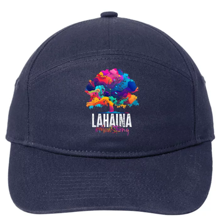 Lahaina Strong Maui Hawaii Old Banyan Tree 7-Panel Snapback Hat