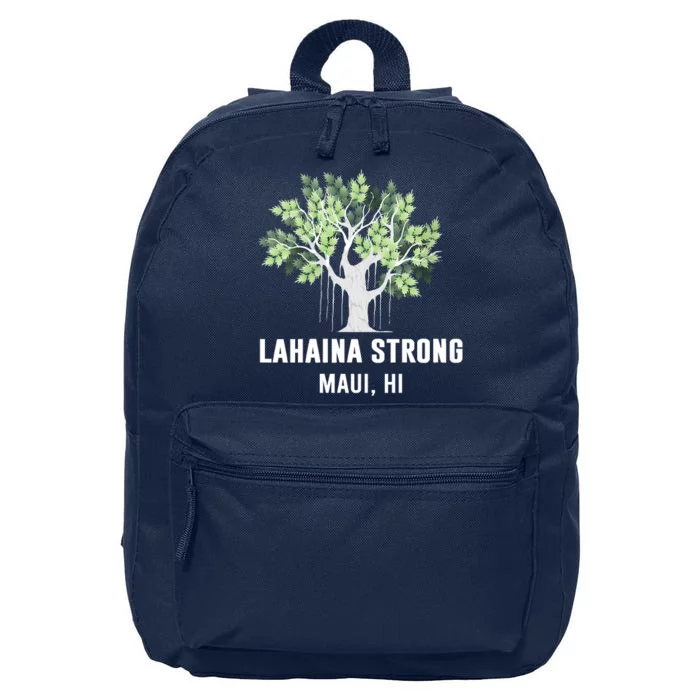 Lahaina Strong Maui Hawaii Old Banyan Tree 16 in Basic Backpack