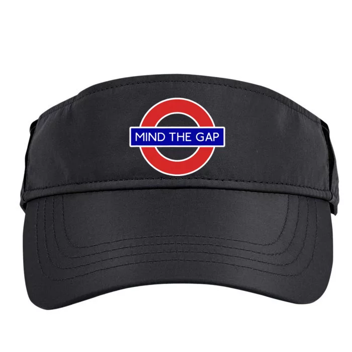 London Souvenir Mind The Gap Underground Tube Adult Drive Performance Visor