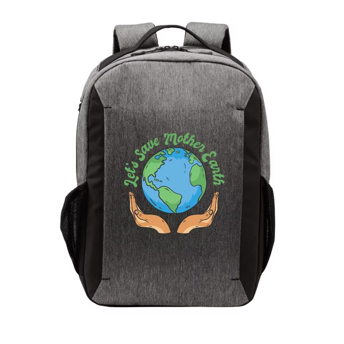 Let's Save Mother Earth Vector Backpack