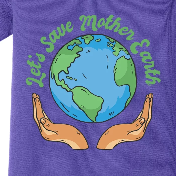 Let's Save Mother Earth Baby Bodysuit