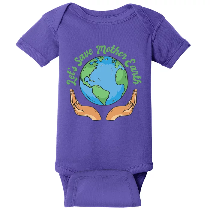 Let's Save Mother Earth Baby Bodysuit