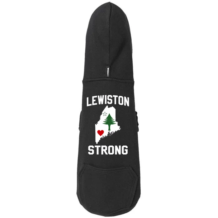 Lewiston Strong Maine Strong Doggie 3-End Fleece Hoodie