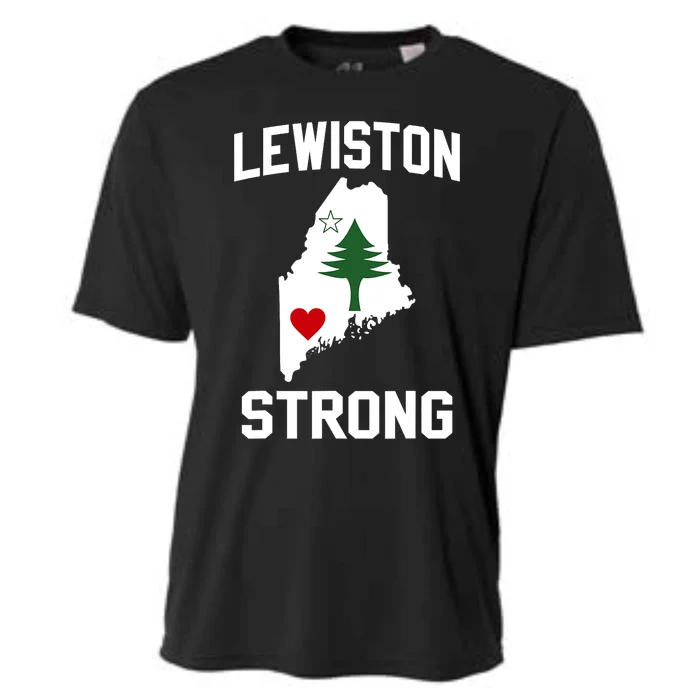 Lewiston Strong Maine Strong Cooling Performance Crew T-Shirt