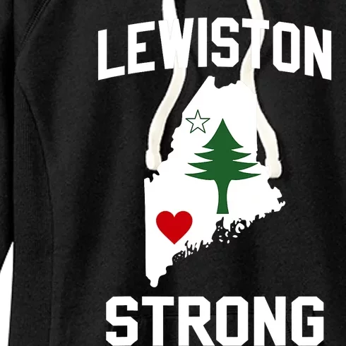 Lewiston Strong Maine Strong Women's Fleece Hoodie