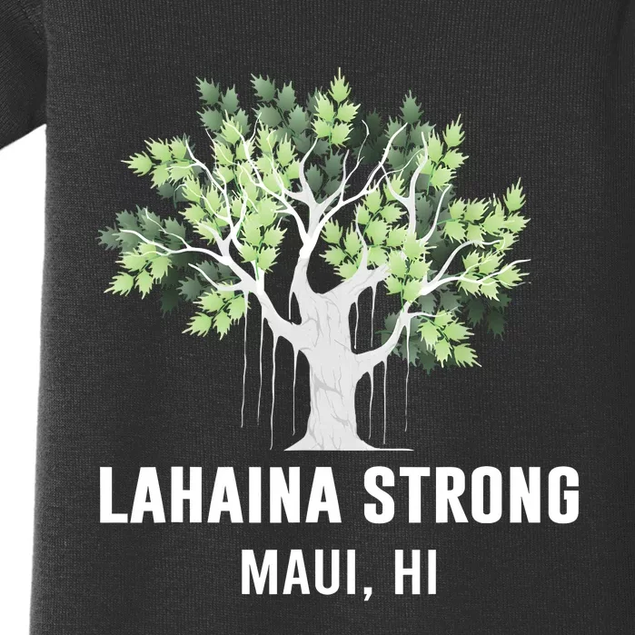 Lahaina Strong Maui Hawaii Old Banyan Tree Baby Bodysuit