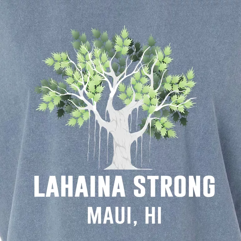 Lahaina Strong Maui Hawaii Old Banyan Tree Garment-Dyed Women's Muscle Tee