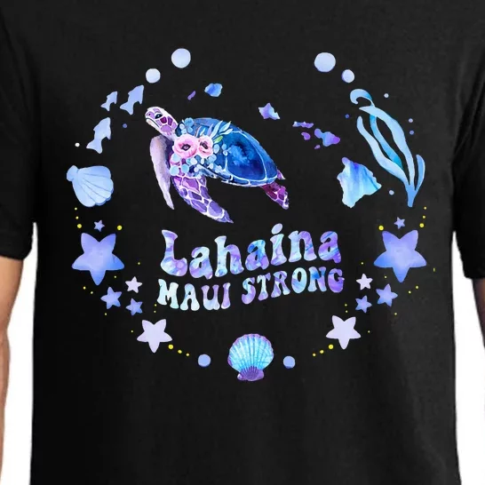 Lahaina Strong Maui Hawaii sea turtle saving Mans Pajama Set