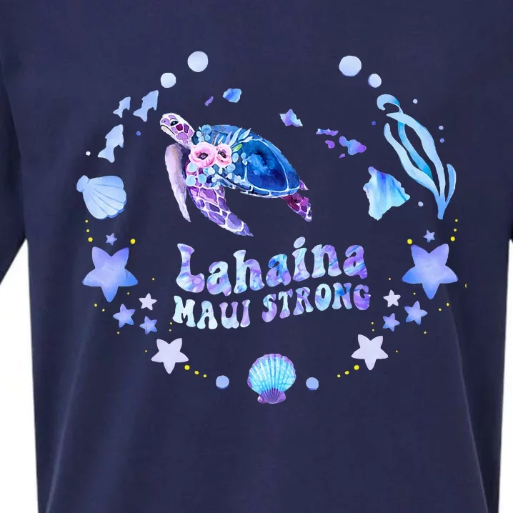 Lahaina Strong Maui Hawaii sea turtle saving Mans Sueded Cloud Jersey T-Shirt