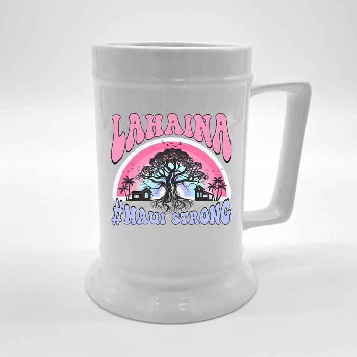 Lahaina Strong Maui Hawaii Front & Back Beer Stein