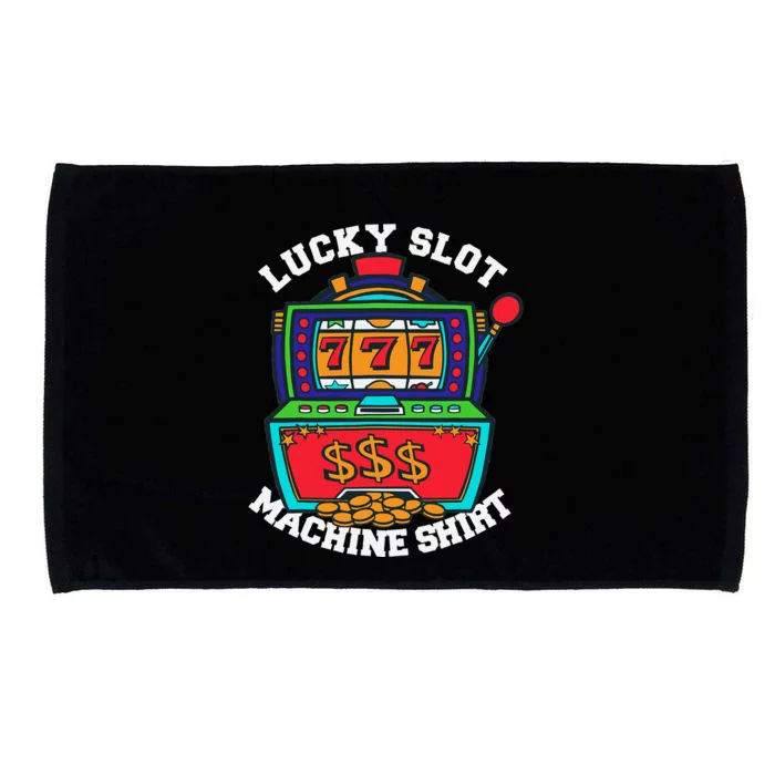 Lucky Slot Machine Casino Las Vegas Gambling Microfiber Hand Towel