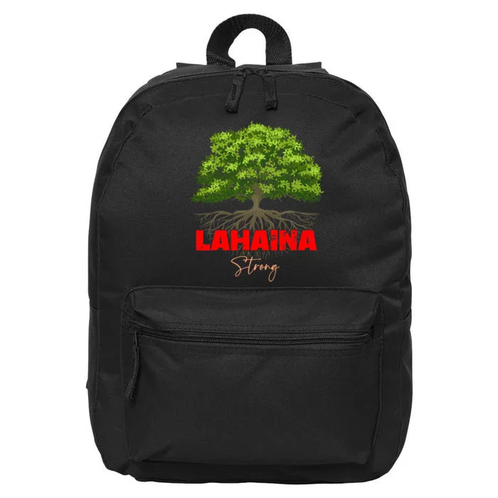 Lahaina Strong Maui Hawaii 16 in Basic Backpack