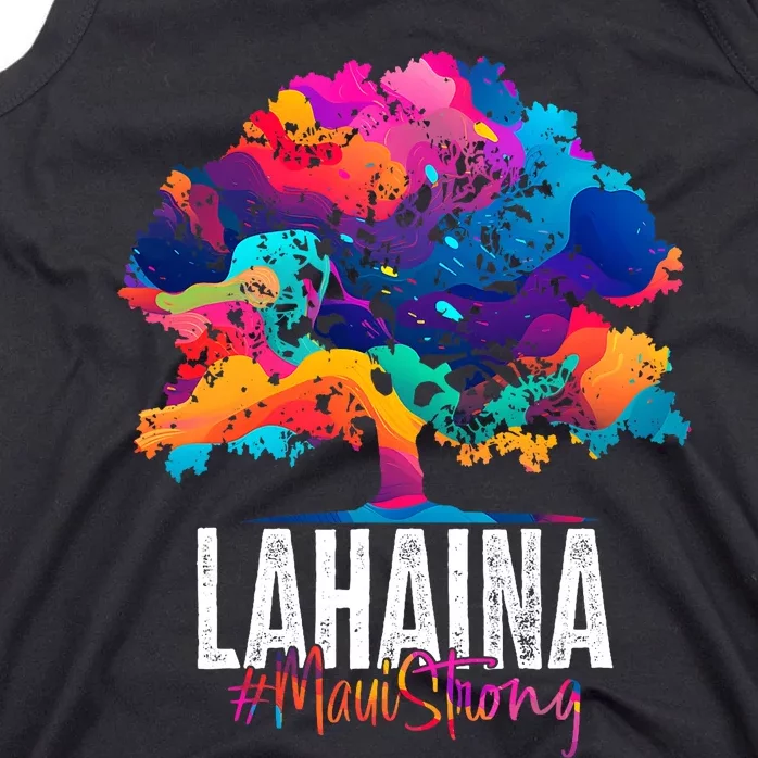 Lahaina Strong Maui Hawaii Old Banyan Tree Tank Top