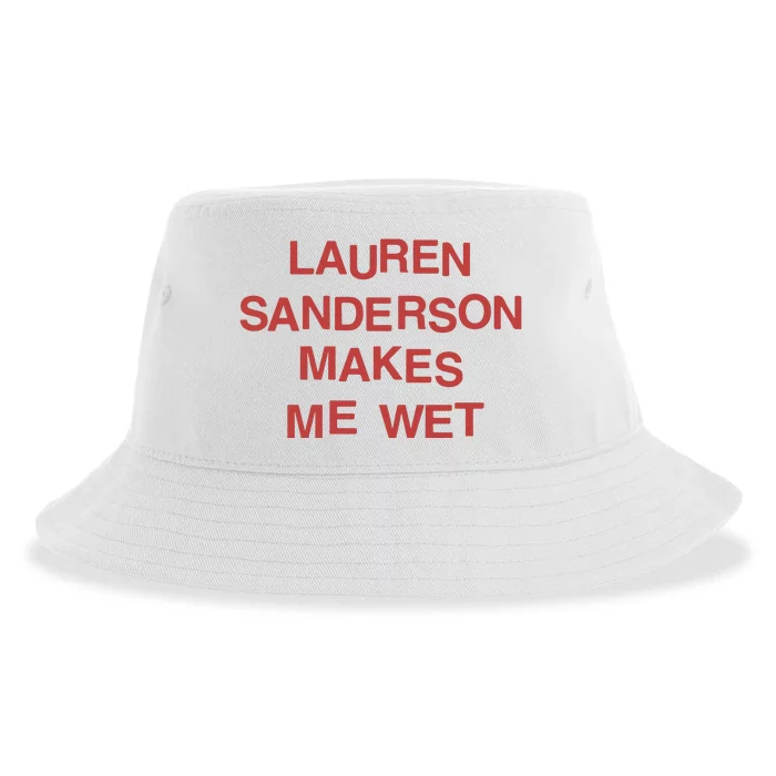 Lauren Sanderson Makes Me Wet Sustainable Bucket Hat