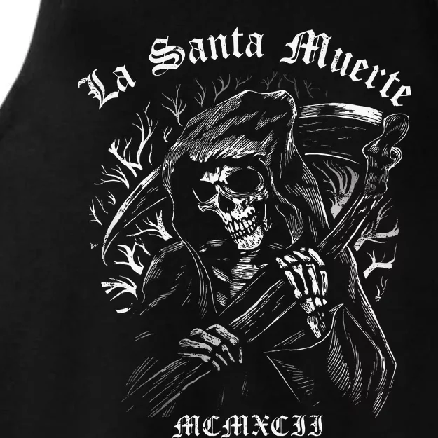 La Santa Muerte Ladies Tri-Blend Wicking Tank