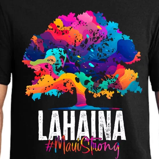 Lahaina Strong Maui Hawaii Old Banyan Tree Pajama Set