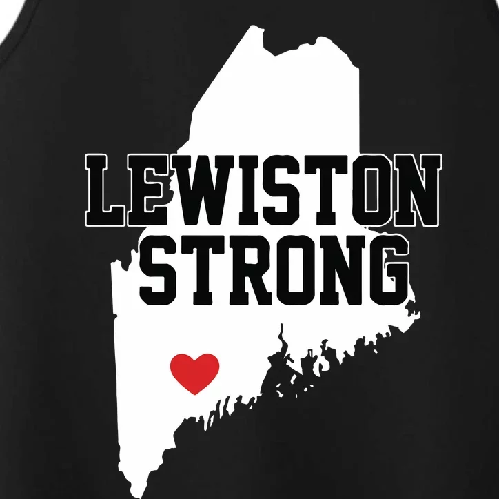 Lewiston Strong Maine Strong Performance Tank