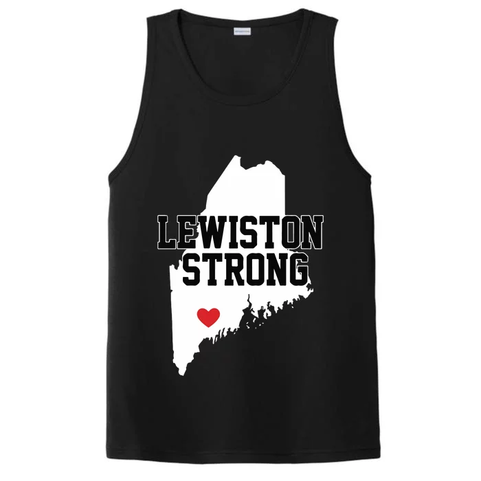 Lewiston Strong Maine Strong Performance Tank