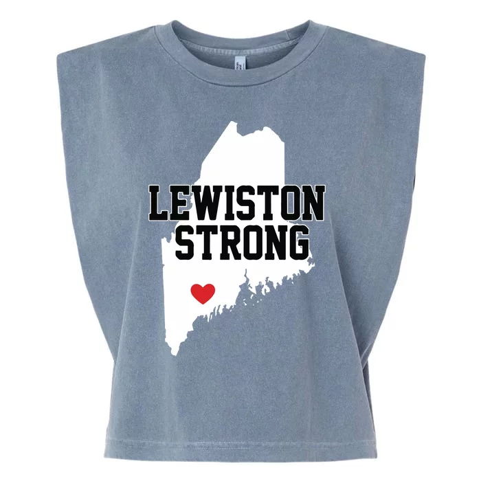 Lewiston Strong Maine Strong Garment-Dyed Women's Muscle Tee