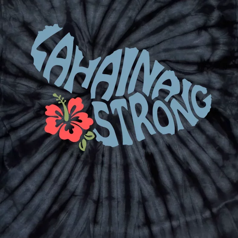 Lahaina Strong Maui Hawaii Shape Maui Hawaii Strong Maui Wildfire Lahaina Tie-Dye T-Shirt