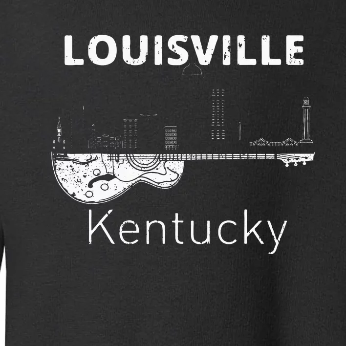 Louisville Souvenir Men Kentucky Lover Music Guitar Toddler Sweatshirt