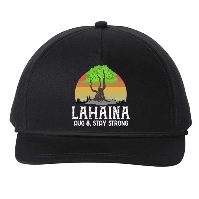 Lahaina Survivor Maui Hawaii Strong Snapback Five-Panel Rope Hat