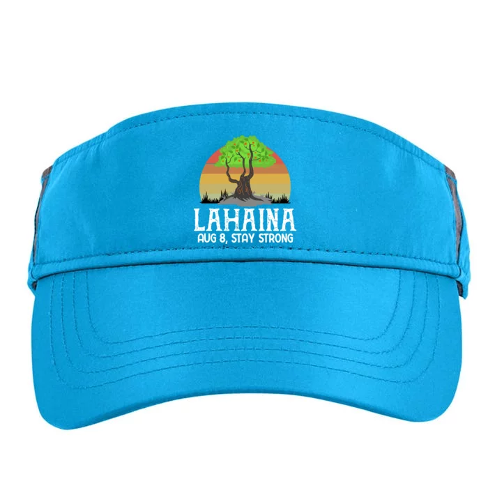 Lahaina Survivor Maui Hawaii Strong Adult Drive Performance Visor