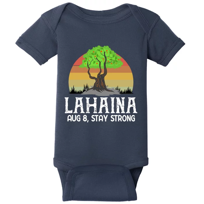 Lahaina Survivor Maui Hawaii Strong Baby Bodysuit