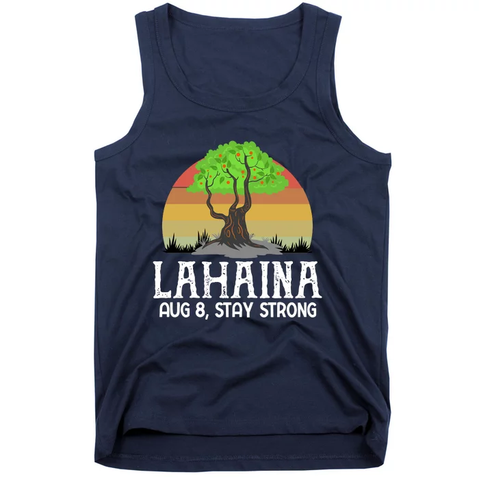 Lahaina Survivor Maui Hawaii Strong Tank Top