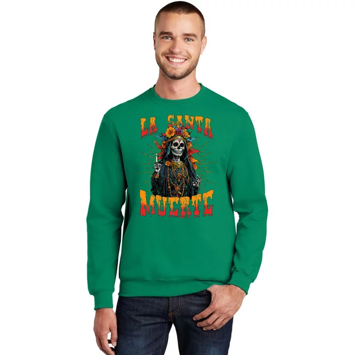 La Santa Muerte Sugar Skull La Catrina Cinco De Mayo Sweatshirt