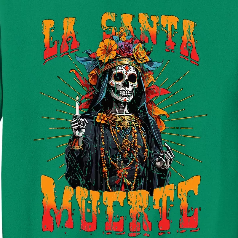 La Santa Muerte Sugar Skull La Catrina Cinco De Mayo Sweatshirt