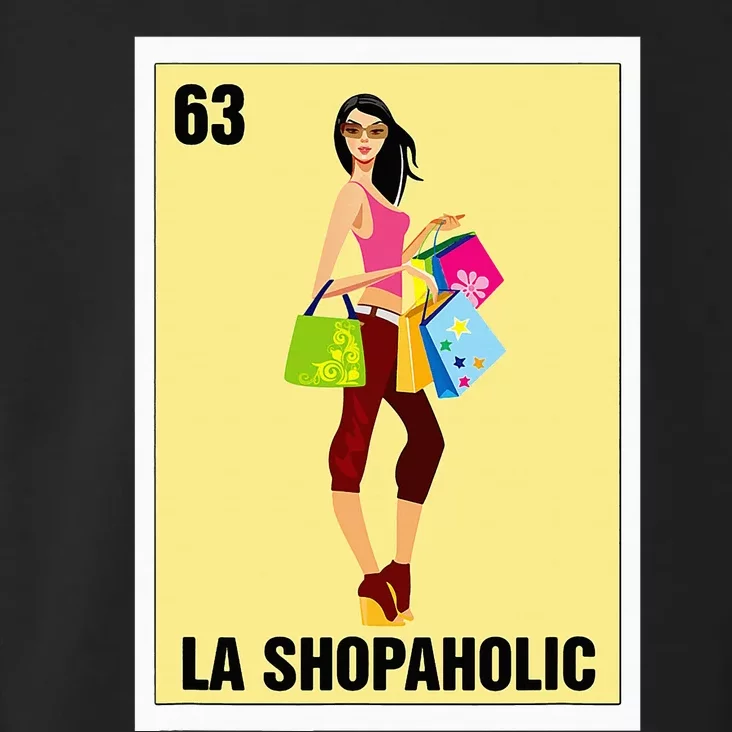 La Shopaholic Mexican Bingo Card Game Shopping Lover Shop Toddler Hoodie