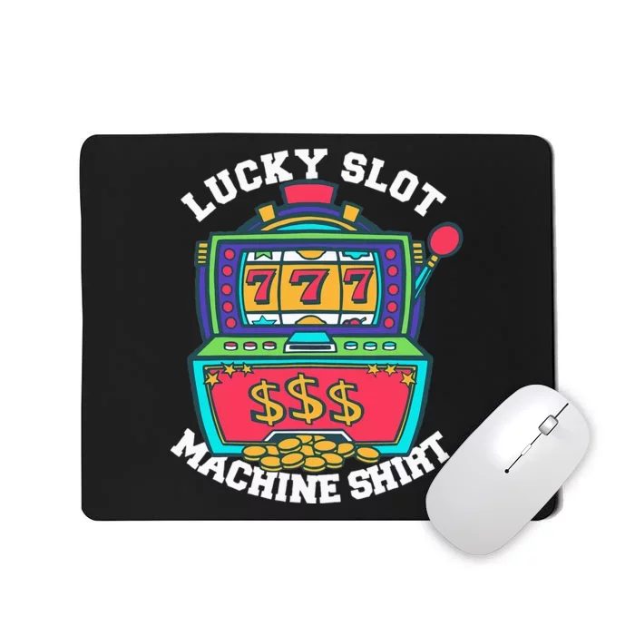 Lucky Slot Machine Casino Las Vegas Gambling Mousepad