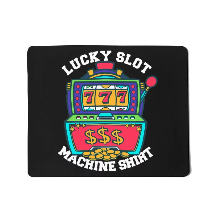 Lucky Slot Machine Casino Las Vegas Gambling Mousepad