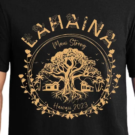 Lahaina Strong Maui Hawaii Old Banyan Tree saving squad Pajama Set