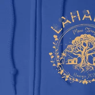 Lahaina Strong Maui Hawaii Old Banyan Tree saving squad Full Zip Hoodie