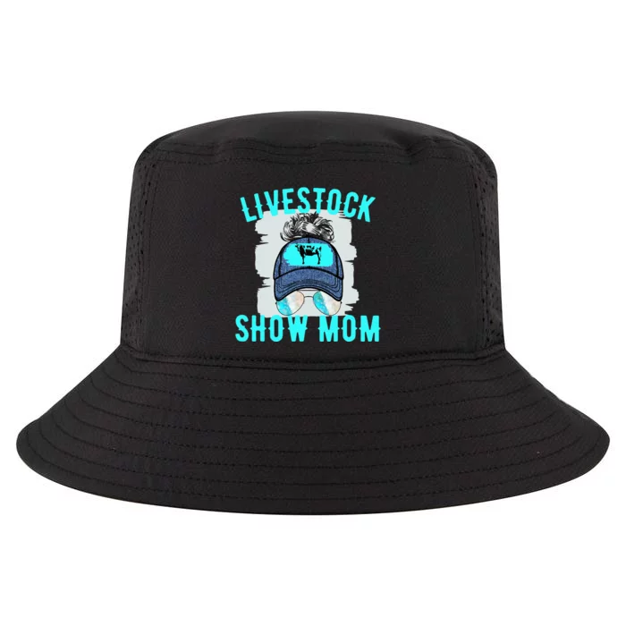 LIVESTOCK SHOW MOM Showing Cows At The Fair Cool Comfort Performance Bucket Hat